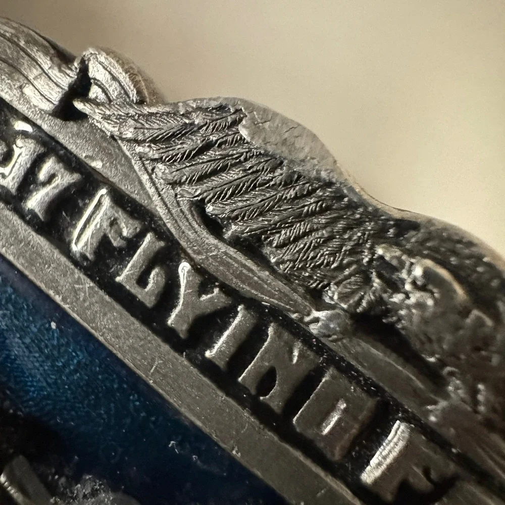 Vintage 1985‎ B-17 Flying Fortress 50th Anniversary Belt Buckle Limited Edition